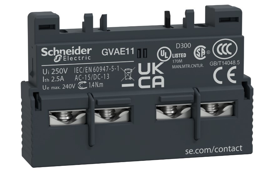 GVAE11 SCHNEIDER Auxiliary contact block – Price per 10x package
