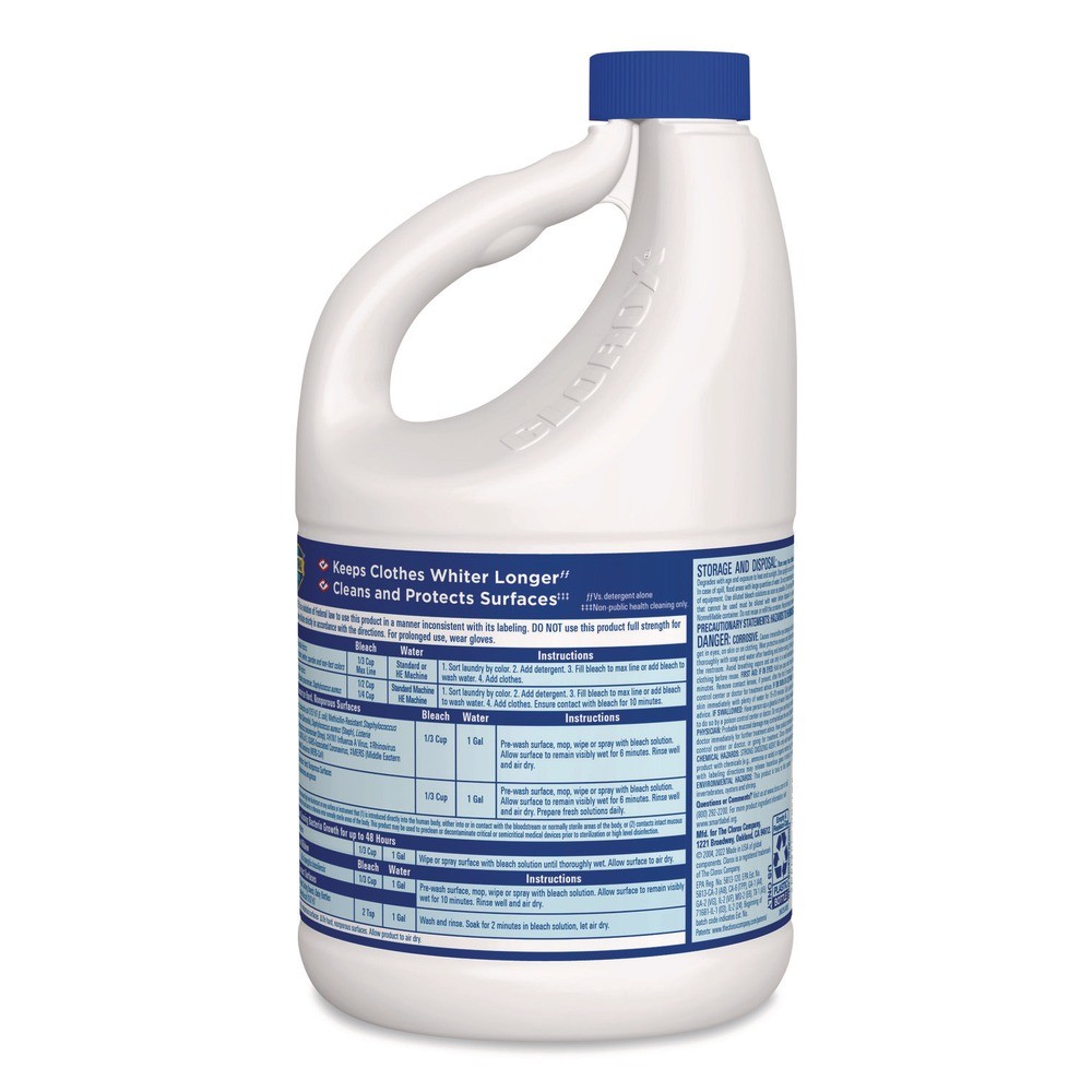 Clorox 32263 81 oz. Bottle Concentrated Regular Disinfecting Bleach (6/CT) New