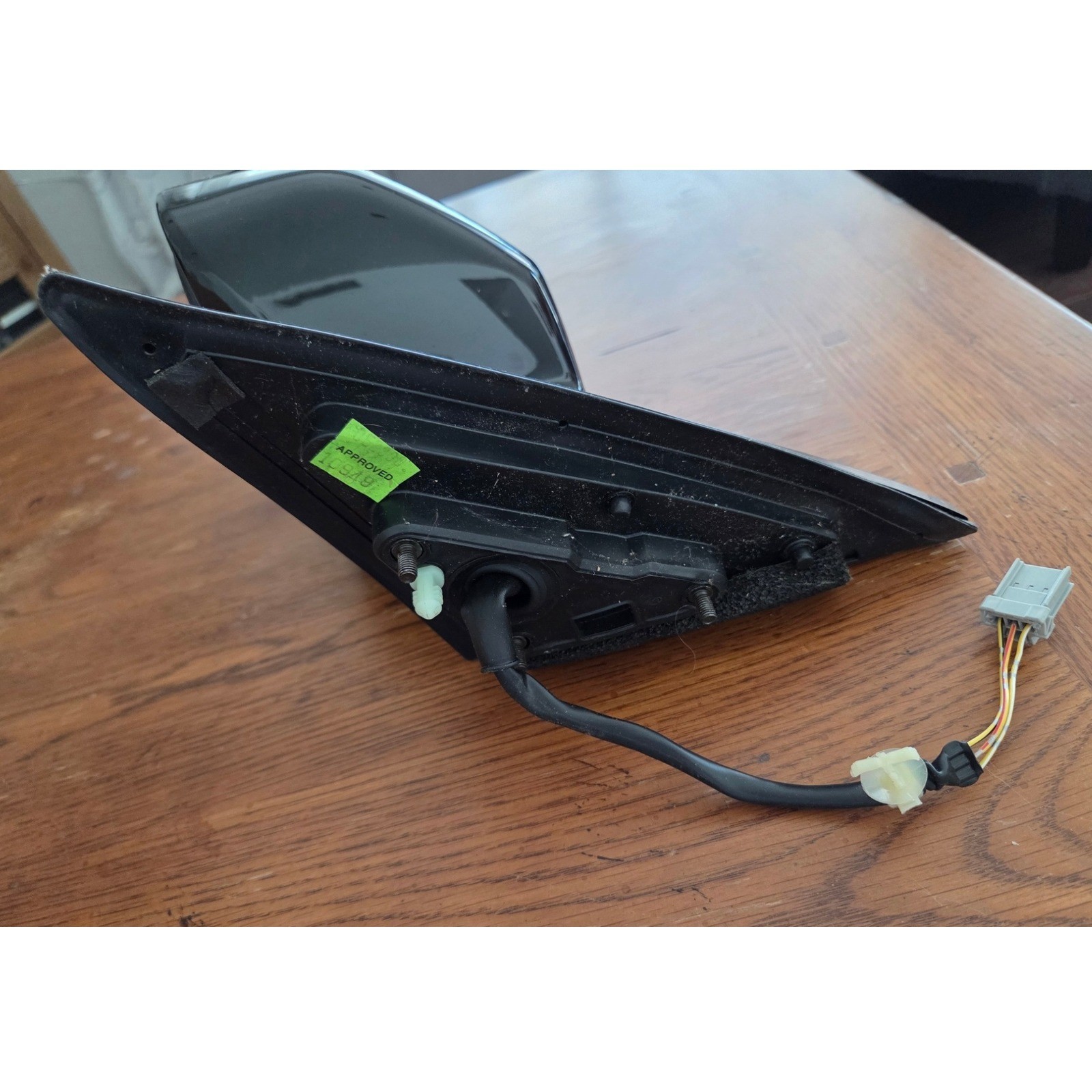 Honda Accord 1999 Drivers Left Side View Mirror Black New Replacement Auto Part