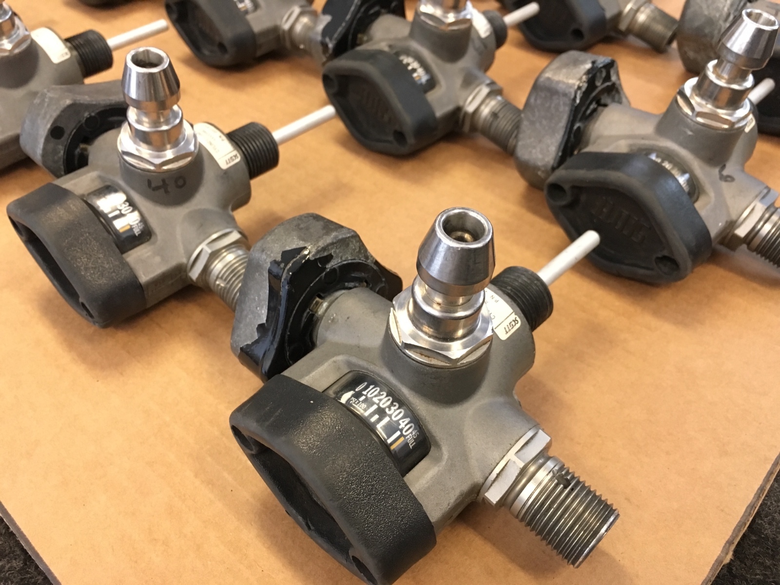 SCOTT SCBA 4500psi Snap-Change Cylinder Valve Assembly NXG2 / NXG7 / X3 Valve