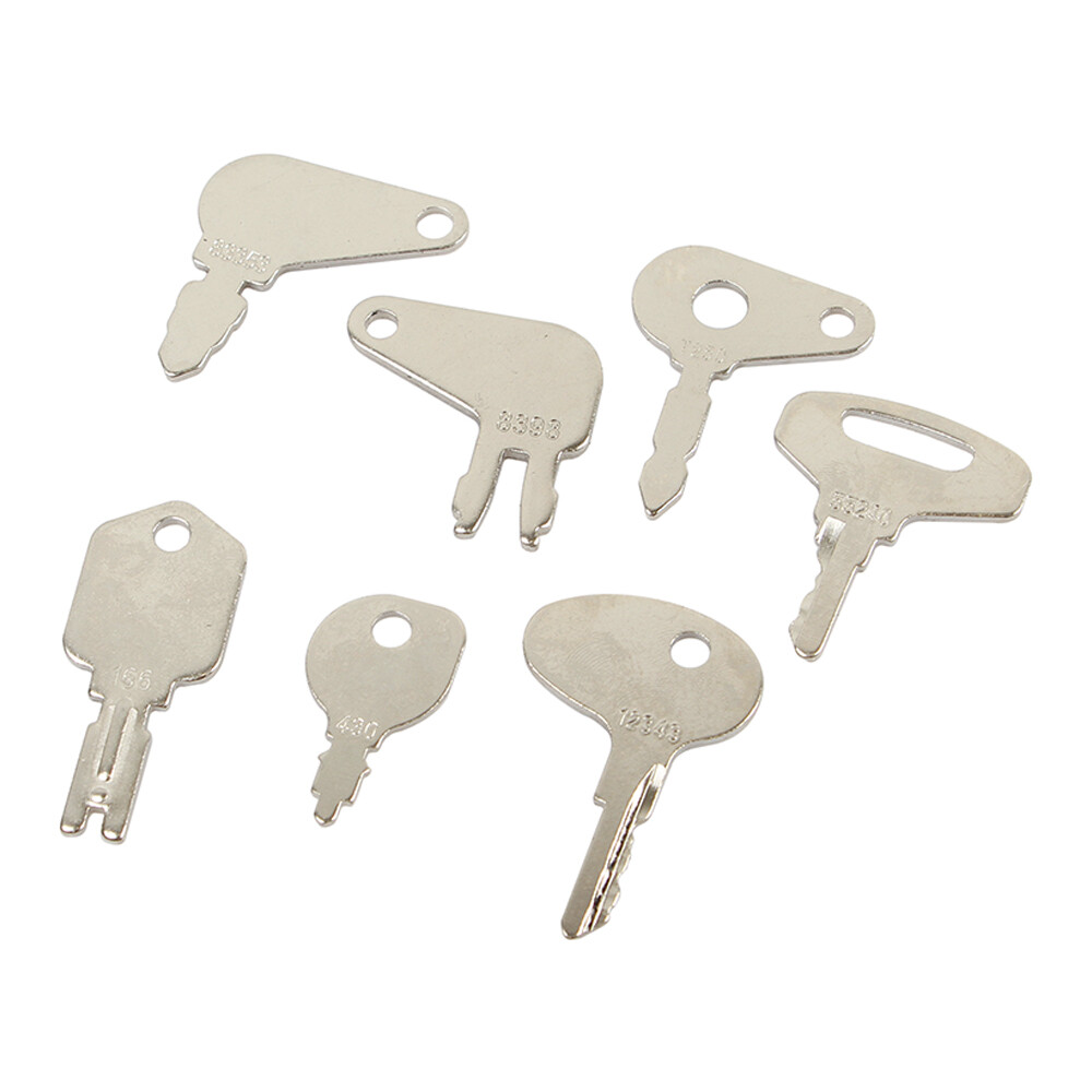 21 Keys Set For Case CAT Komatsu Bobcat Heavy Equipment Construction