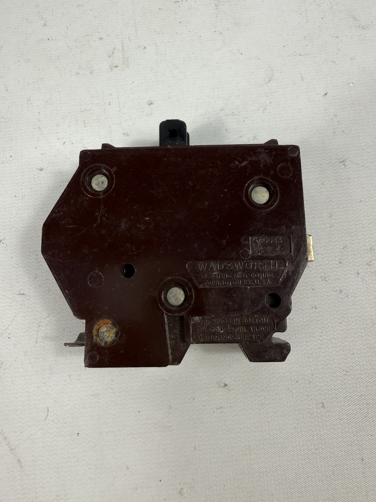 Wadsworth B1515, 1 Pole 15 Amp 120/240V TANDEM Circuit Breaker, Dual 15A Tested