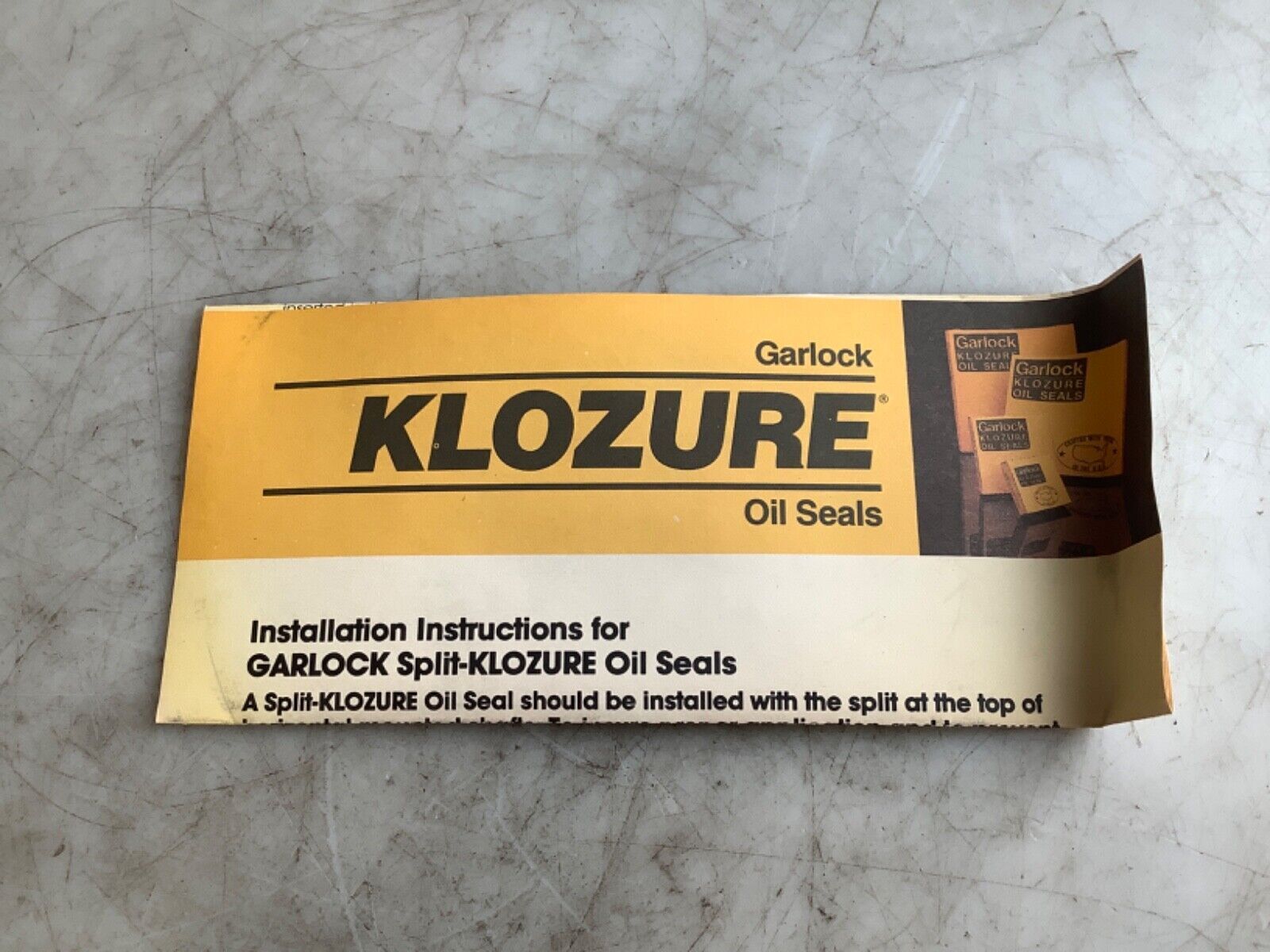 GARLOCK 25003-3460 OIL SEAL 6.750IN X 8.000IN X 0.625IN 444