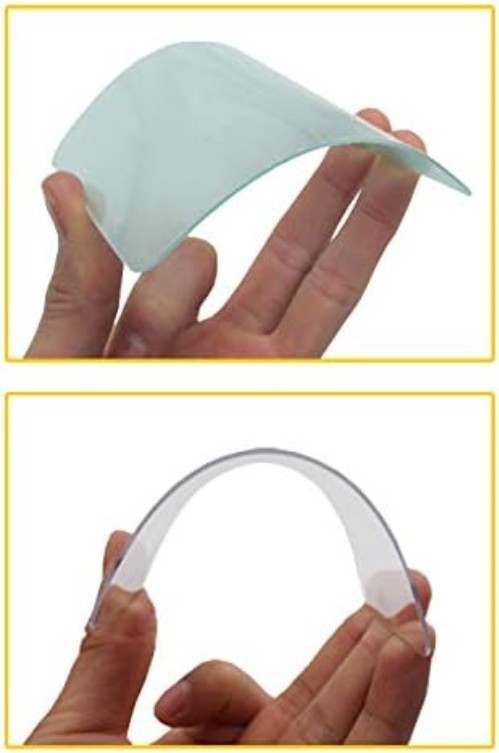 10-Pack Welding Protective Lens Replacement 4.33 X 3.54 inch 110 mm x 90 mm T…