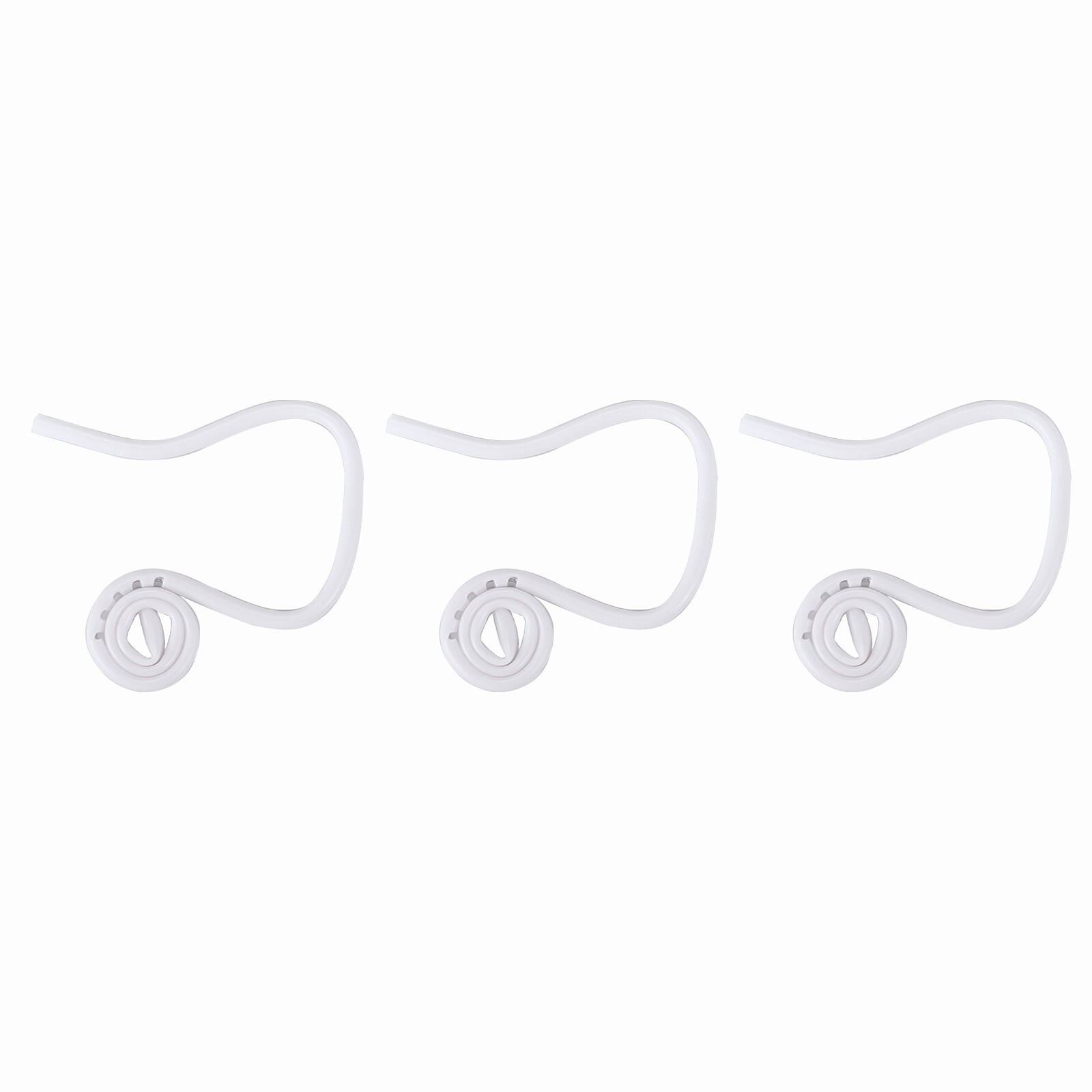 100Pcs/Bag Dental Coiled Saliva Ejectors Bendable Tongue Holder with 13 Adaptors