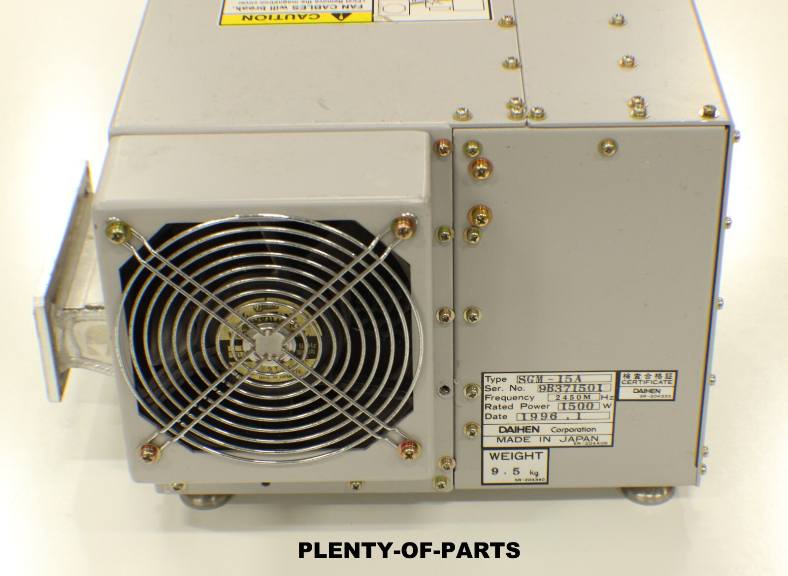 Daihen SGM-15A Microwave Power Generator 2450MHz 1.5kW Max Power