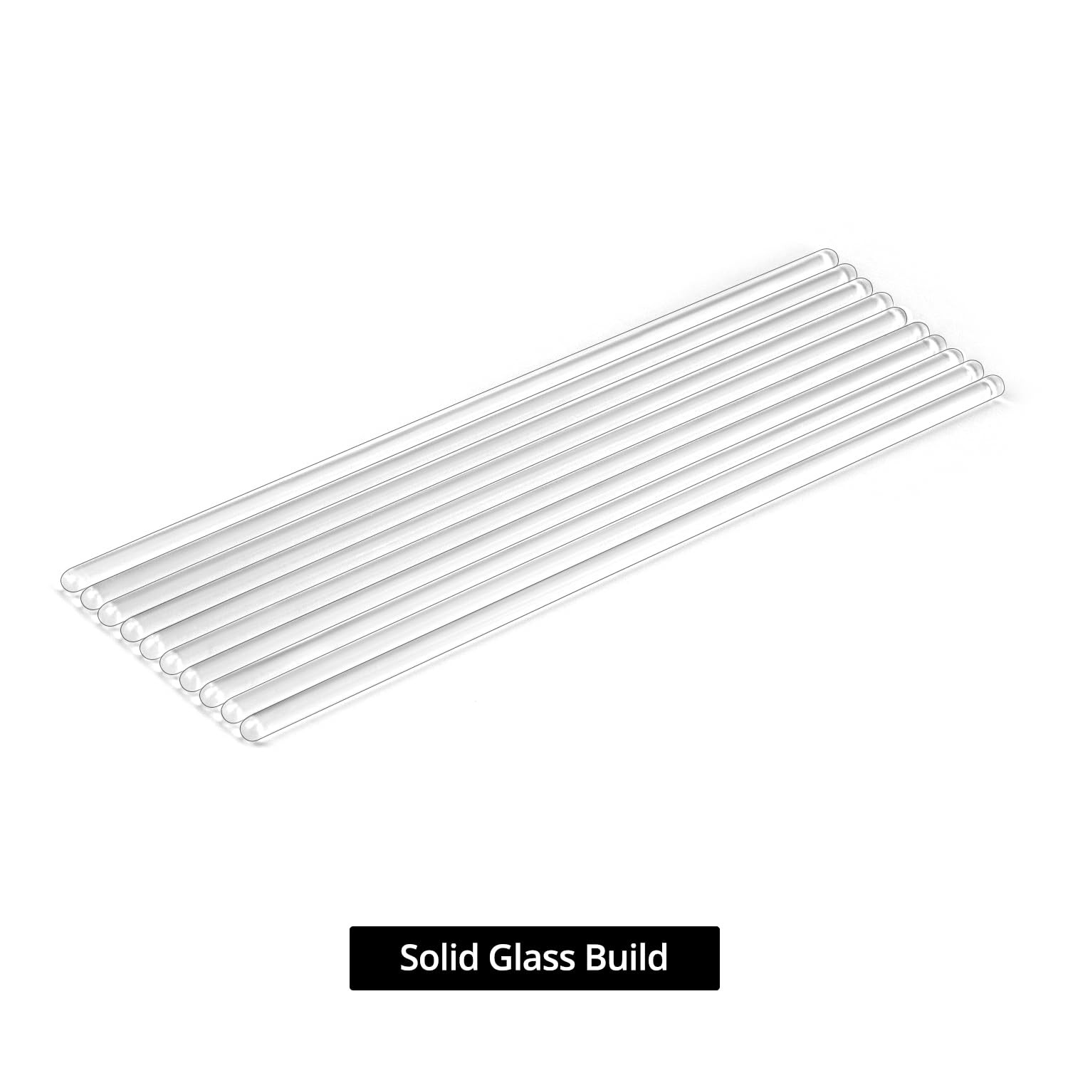 2 Pack 1000Ml Borosilicate Glass Beaker with Handle, & 10 Pcs 12″ Science Glass