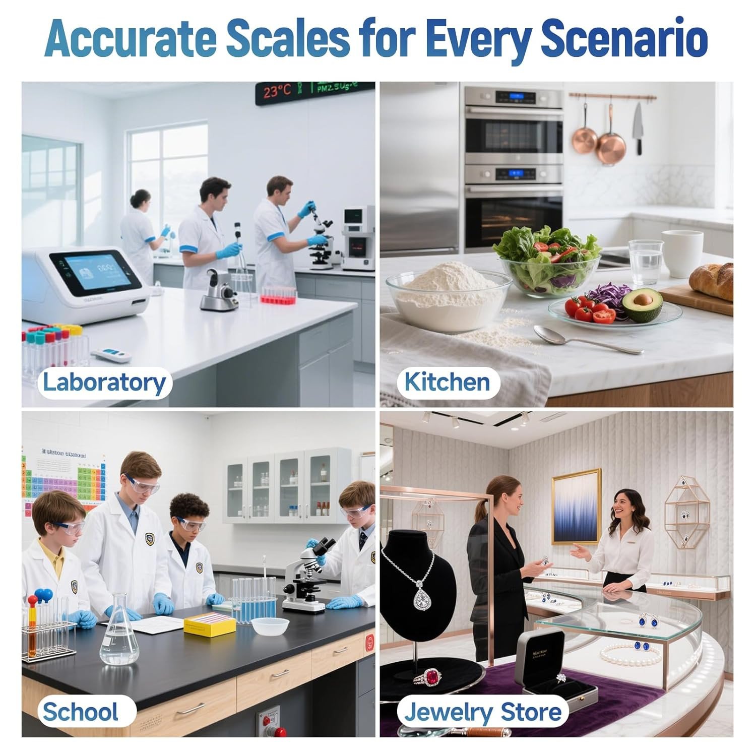 Lab Scale 0.001G Accuracy 500G Digital Milligram Scale Analytical Balance Scale
