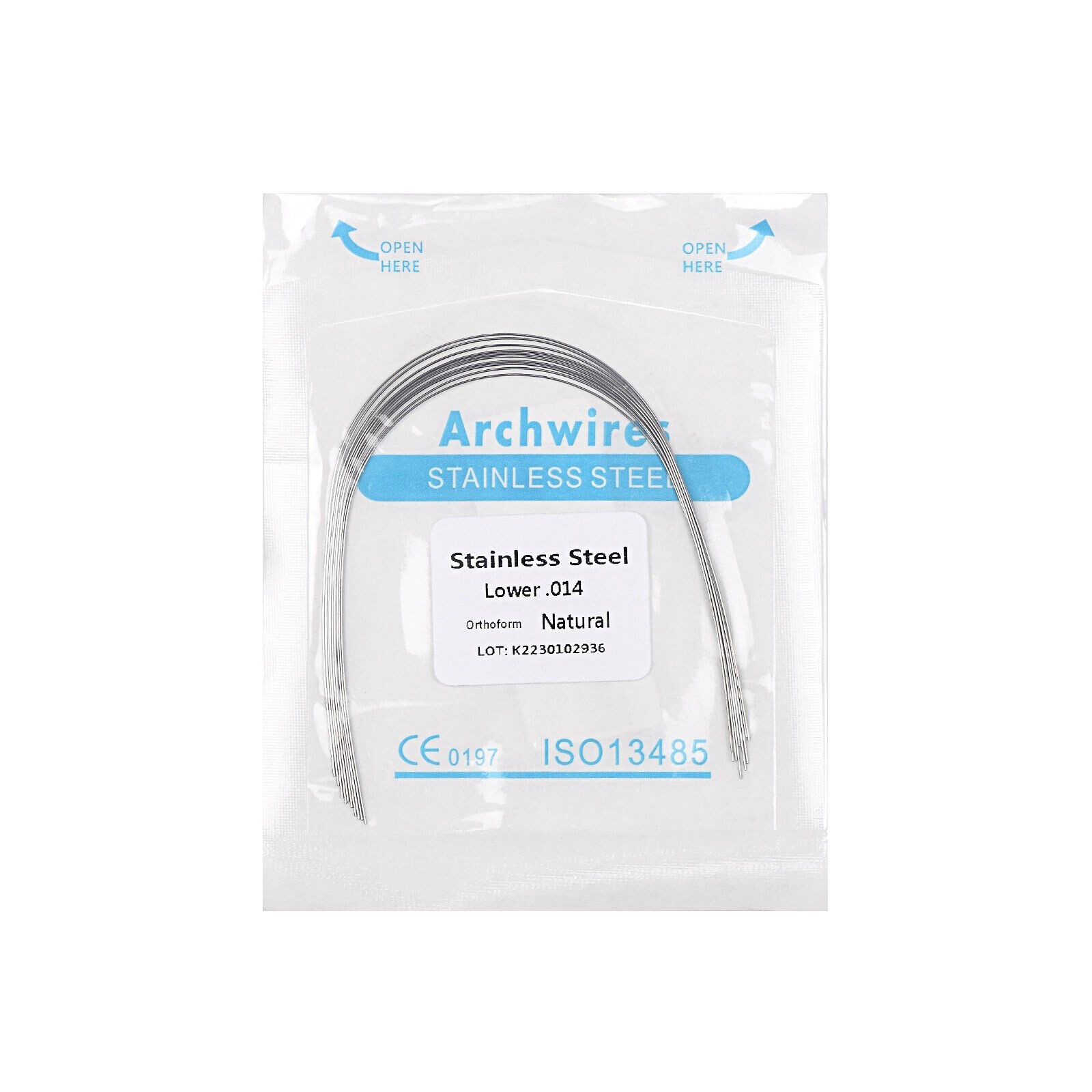 Dental Ortho Super Elastics NiTi/Stainless Steel Round/Rectangular Arch Wire
