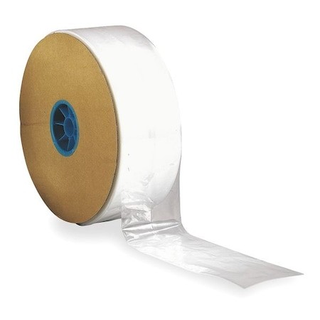 Zoro Select 5Zw51 Poly Tubing, 6″ X 2150 Ft., 2 Mil, Clear, None