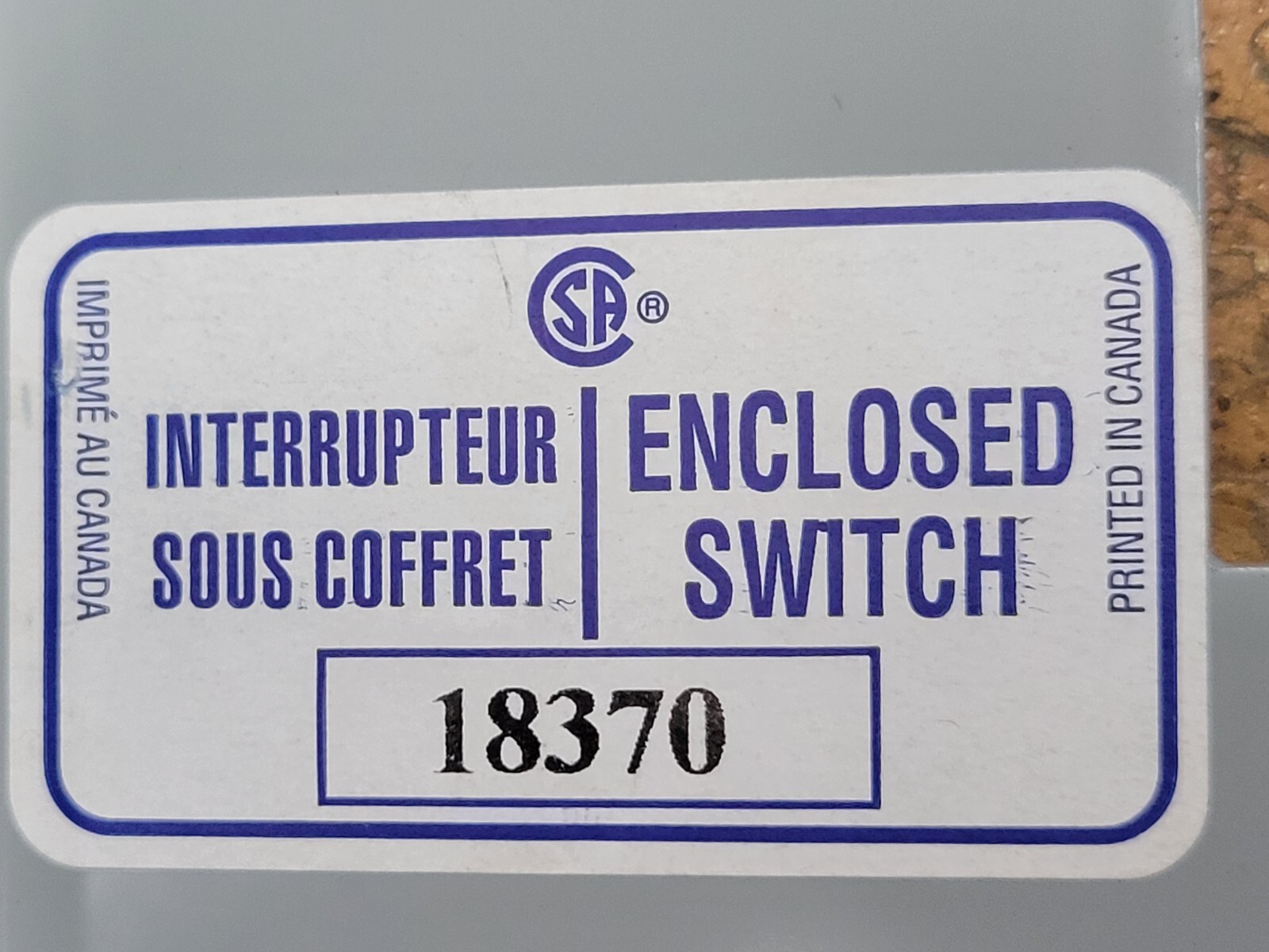 GE TQC100S Circuit Breaker Enclosure 100A 240V 3P Type 1 with THQB230 Breaker
