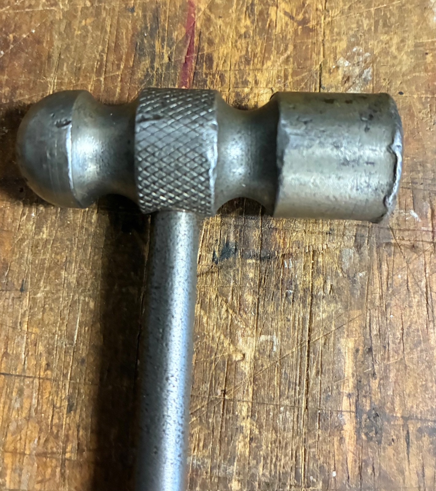 All Metal Small Machinist 9 .oz Ball Peen Hammer 8″ Knurled Handle