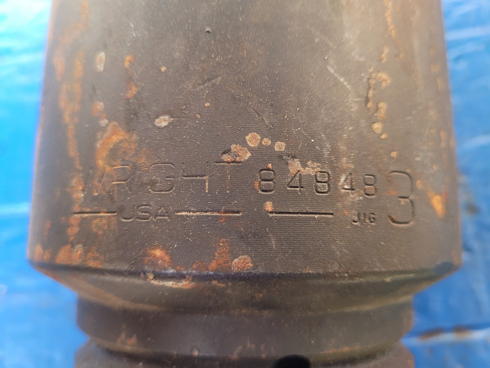 WRIGHT TOOL 84848, 3″ Impact Socket, 1-1/2 In Drive, 6 point BIG HEAVY SOCKET