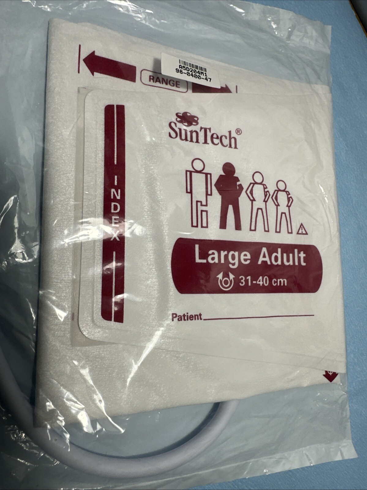 SunTech Large Adult (31-40CM) Blood Pressure Cuff REF 98-0400-47