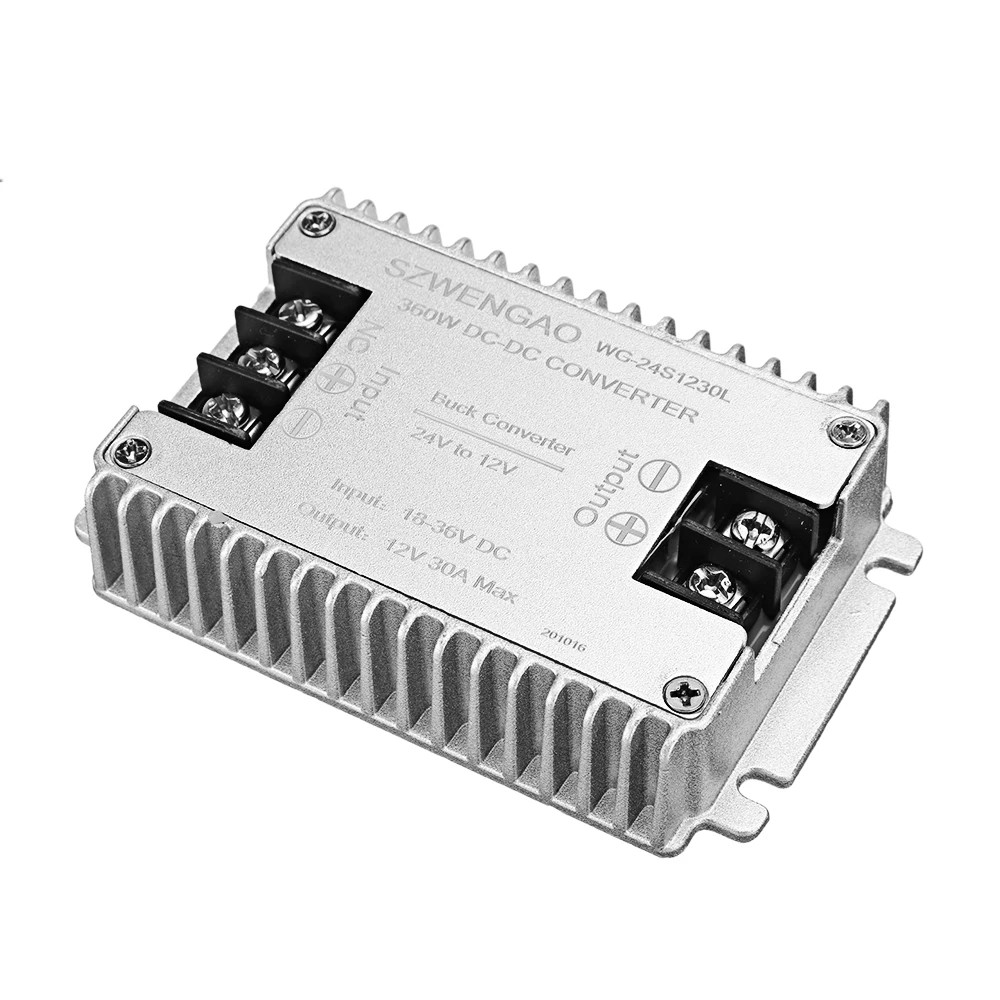 DC 8-36V 12.6V 14.6V 28V to 12V 10A Boost Buck Converter Car Voltage Regulator