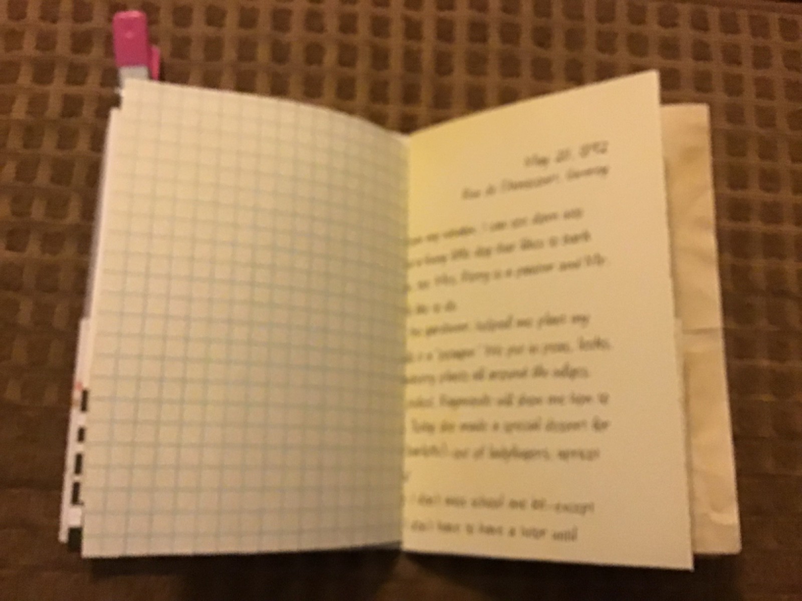 Handmade Naked Junk Journal 6” x 4.5” Mushroom Print Card Stock Cover