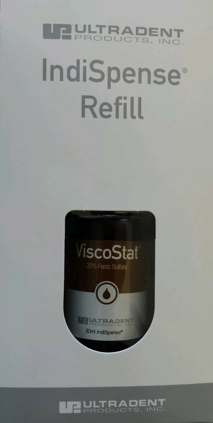 Dental Viscostat Hemostatic Indispense Refill Ultradent Hemostasis 30 ml
