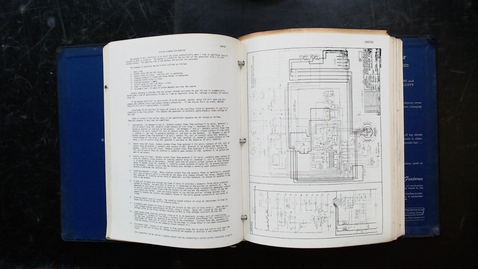 Kohler Electric Plants Service File Wiring Diagrams Manual ES438 1950s