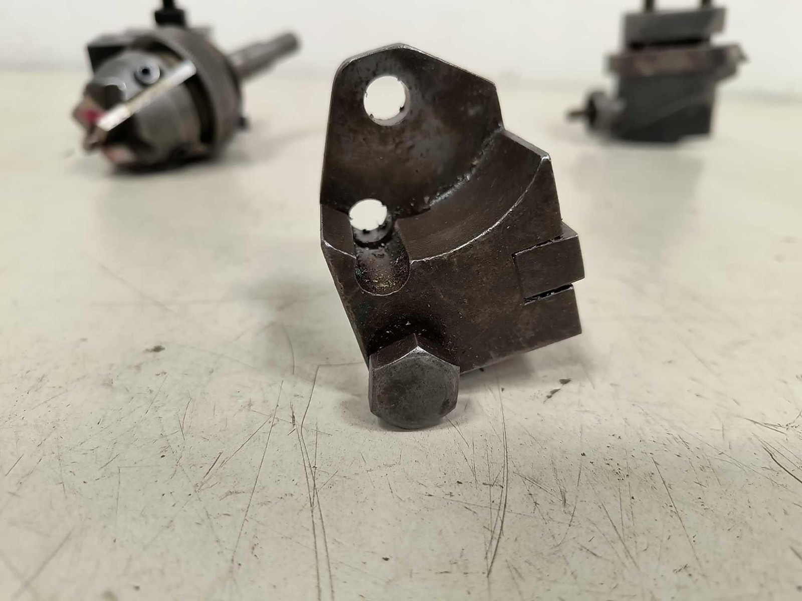Pile of B&S & Somma Screw Machine Tool Holders Tool Post Circular Holders