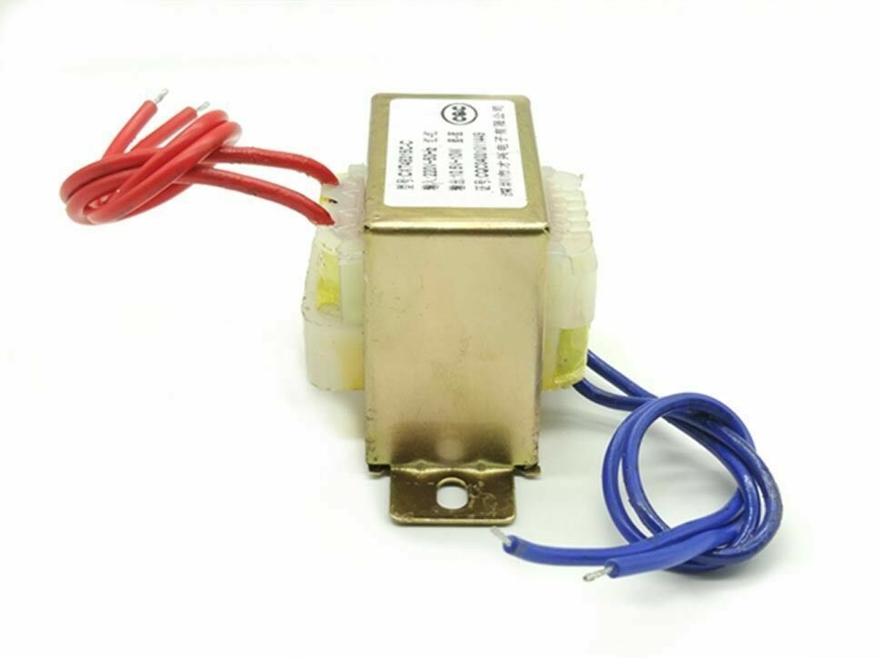 10W Single 10.5V Power Transformer Input AC 220V/50Hz – Output AC 10.5V 1A EI48