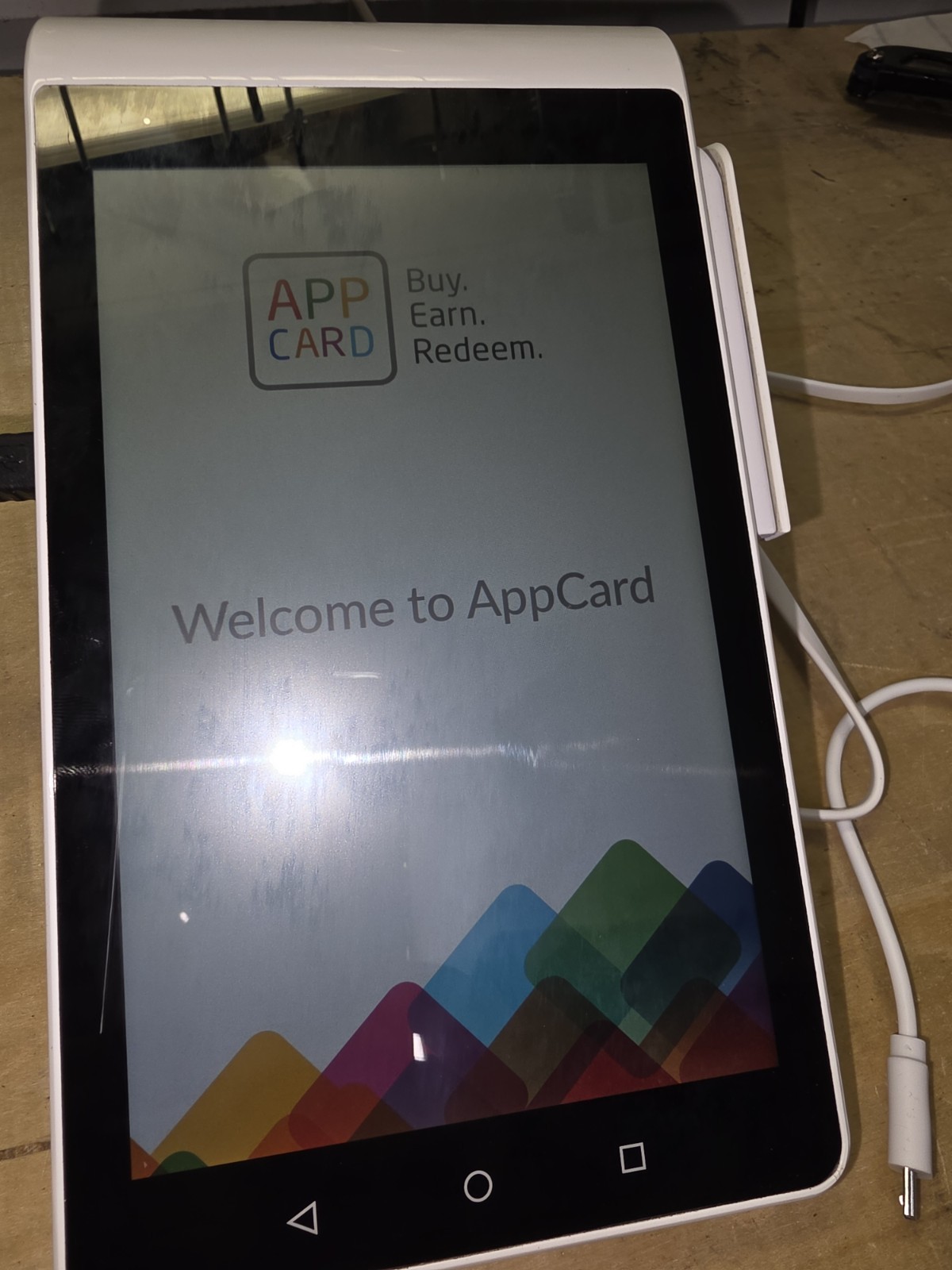 AppCard All in One Android Wifi POS Terminal Tousei PT7003MAC with NFC