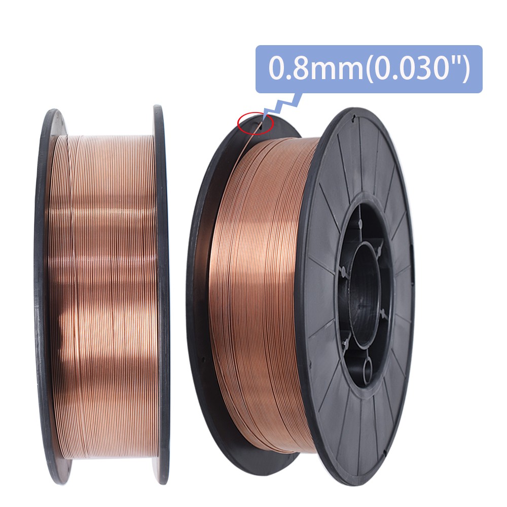 2 Piece ER70S-6 0.030″ 0.8mm Premium Steel MIG Welding Wire 11-lb Roll USA