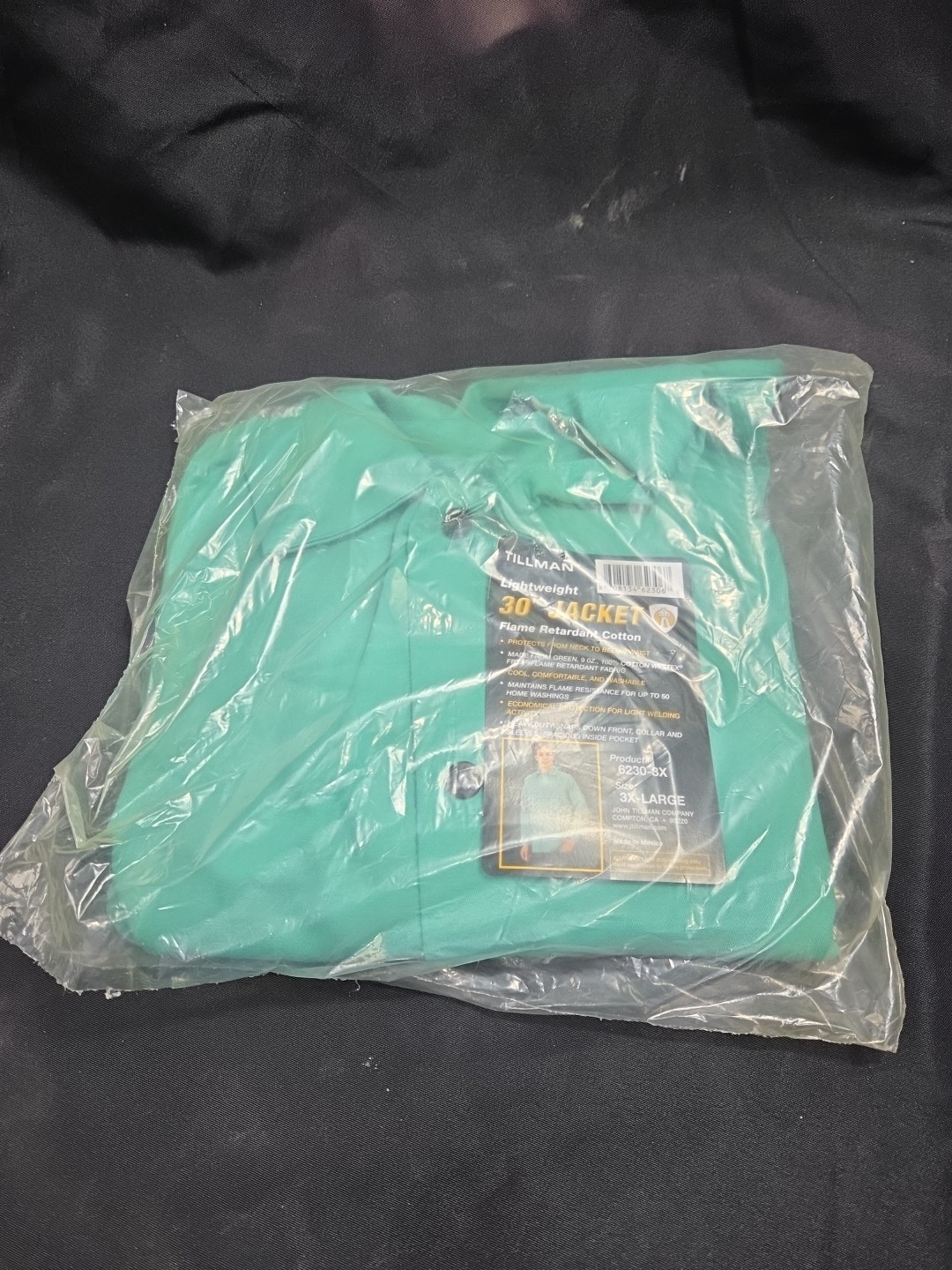 Tillman 6230-3X – Light Duty Welding Jacket – Green XXXL
