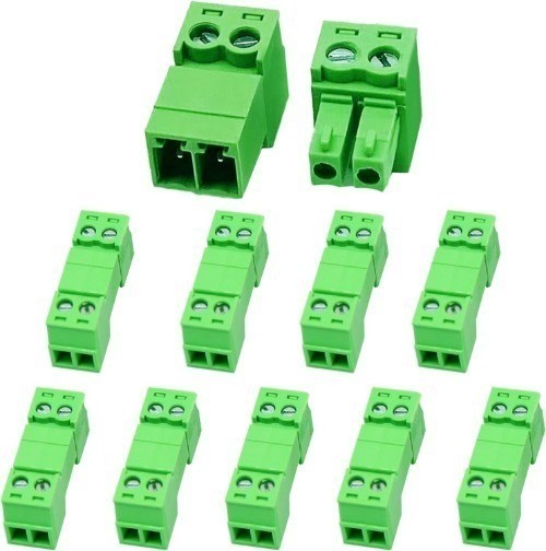 Phoenix Type Screw Terminal Block Connector 2 Pin 3.81mm Pitch 8A Size: 2 pin