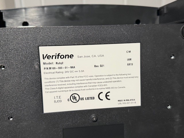 New Verifone Ruby CI / Ruby 2 Commander (with Forecourt, Cash Drawer & Display)