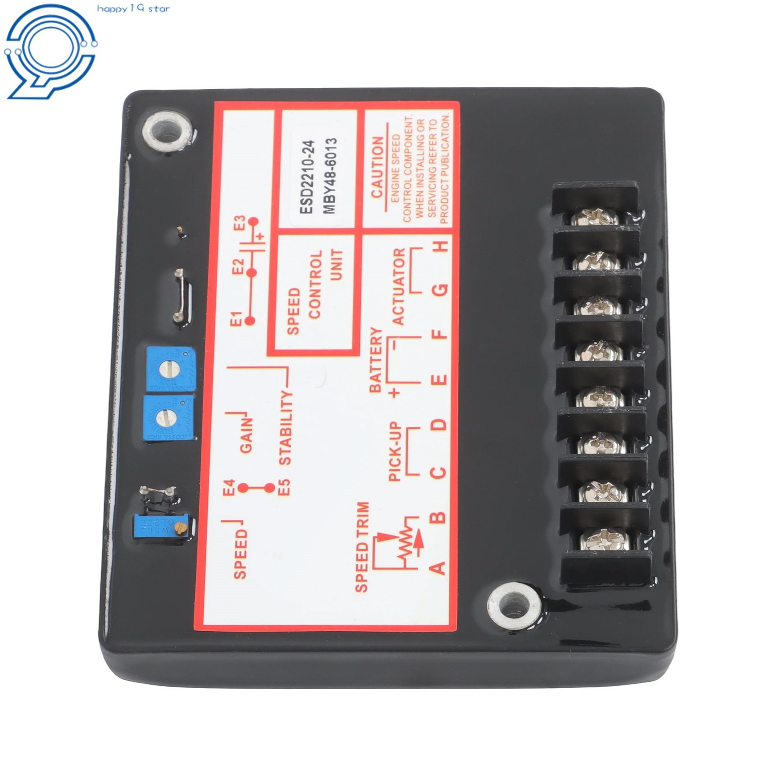 24V ESD2210-24 Generator ESD2210 Speed Controller Engine Speed Control Unit