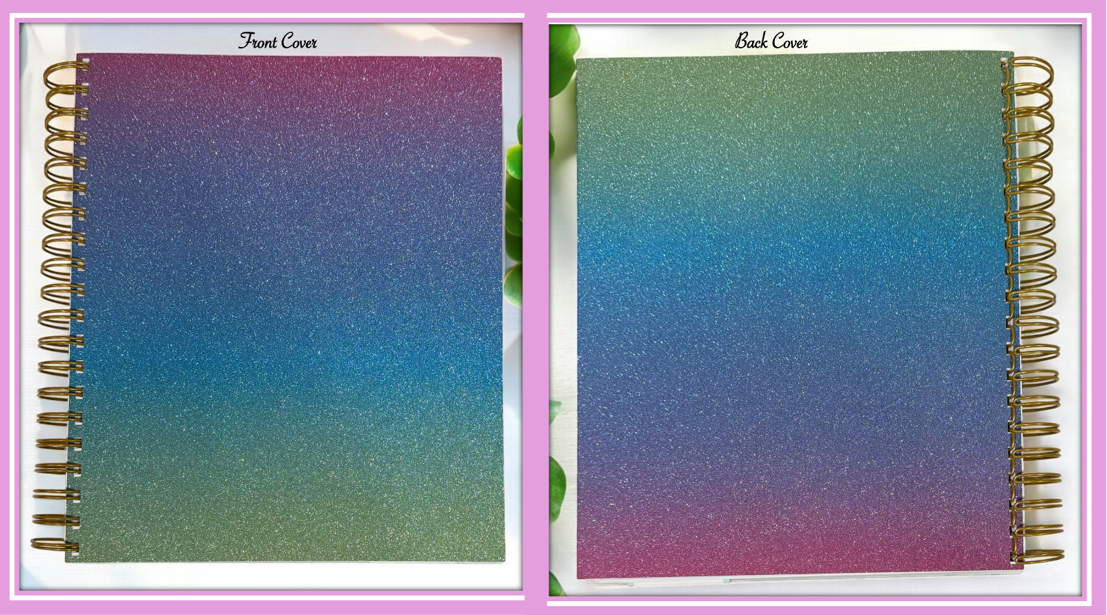 2026 Aurora Boreal Gradient Daily/Monthly Planner Gift Set