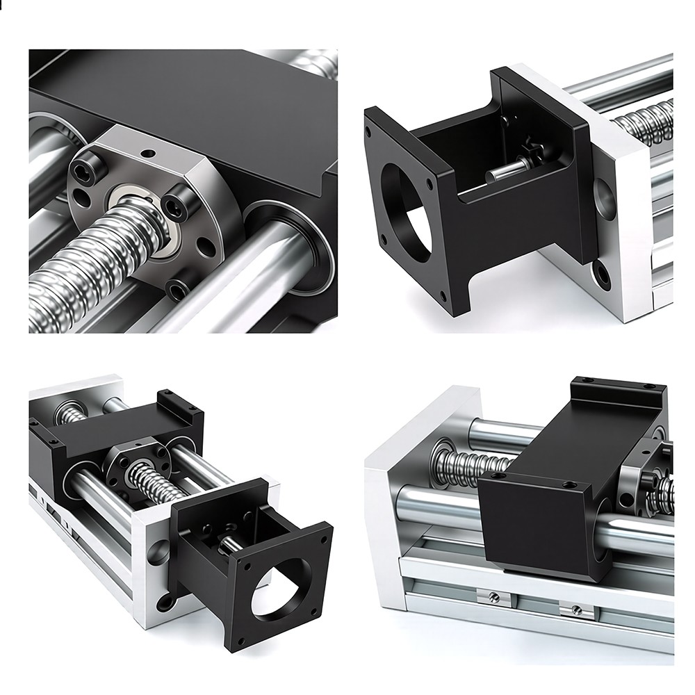 0.05mm Precision Ballscrew Slide Table 57 Motor Kit,90mm Wide Linear Module CNC