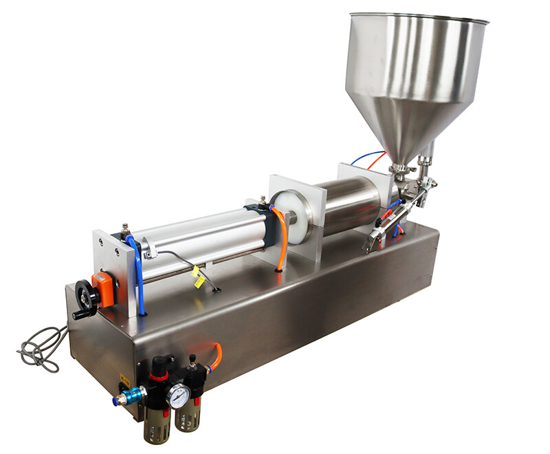 Top Grade1000-5000ml Liquid Paste Filling Machine Bottle Seal Pack Piston Filler