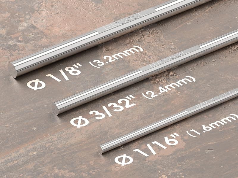 Stainless Steel TIG Welding Rod ER308L 1/16″ 3/32″ 1/8″x16″ 5LBS