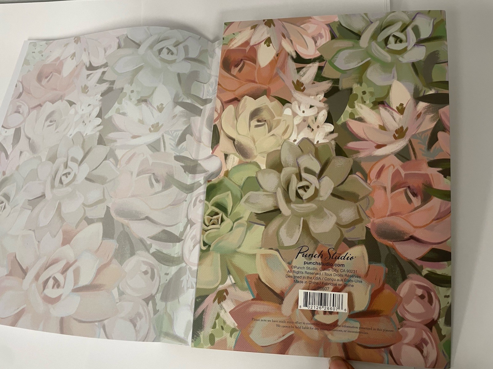 Punch Studio 12 Months Multicolor Floral 2025 Planner Monthly & Weekly Planner