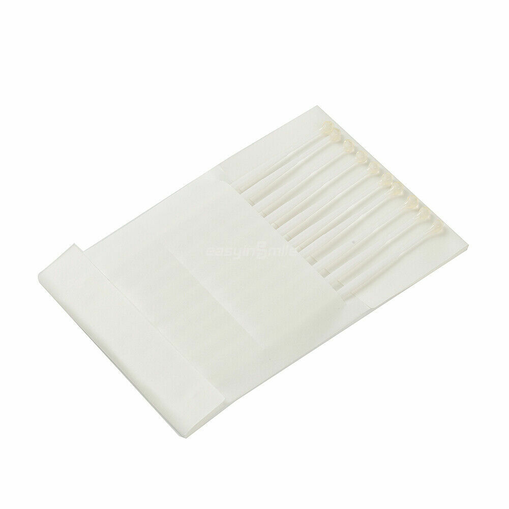 60Pc Dental Lab Disposable Sticky Applicators With Adhesive Tip 10cm Micro Brush