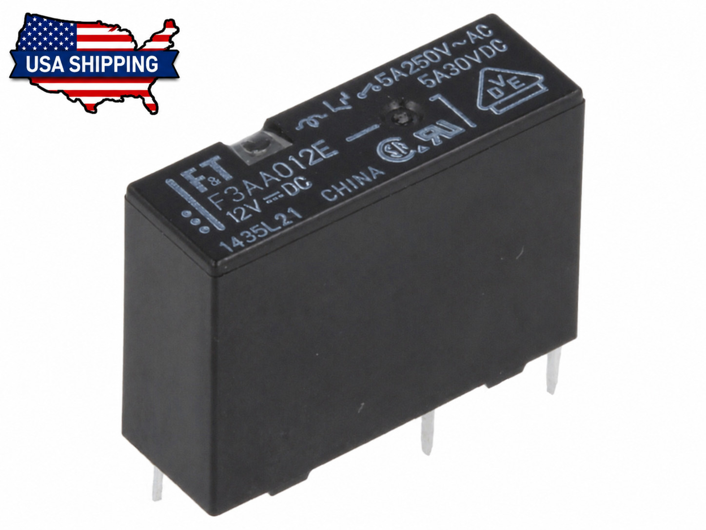 Fujitsu FTR F3AA012E 12VDC General Purpose Relay SPST-NO 12 VDC 3A