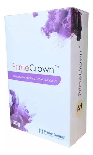 PRIME DENT PRIME-CROWN 90G KIT WITH MXING TIPS TEMPORARY CROWN & BRIDGE – A2