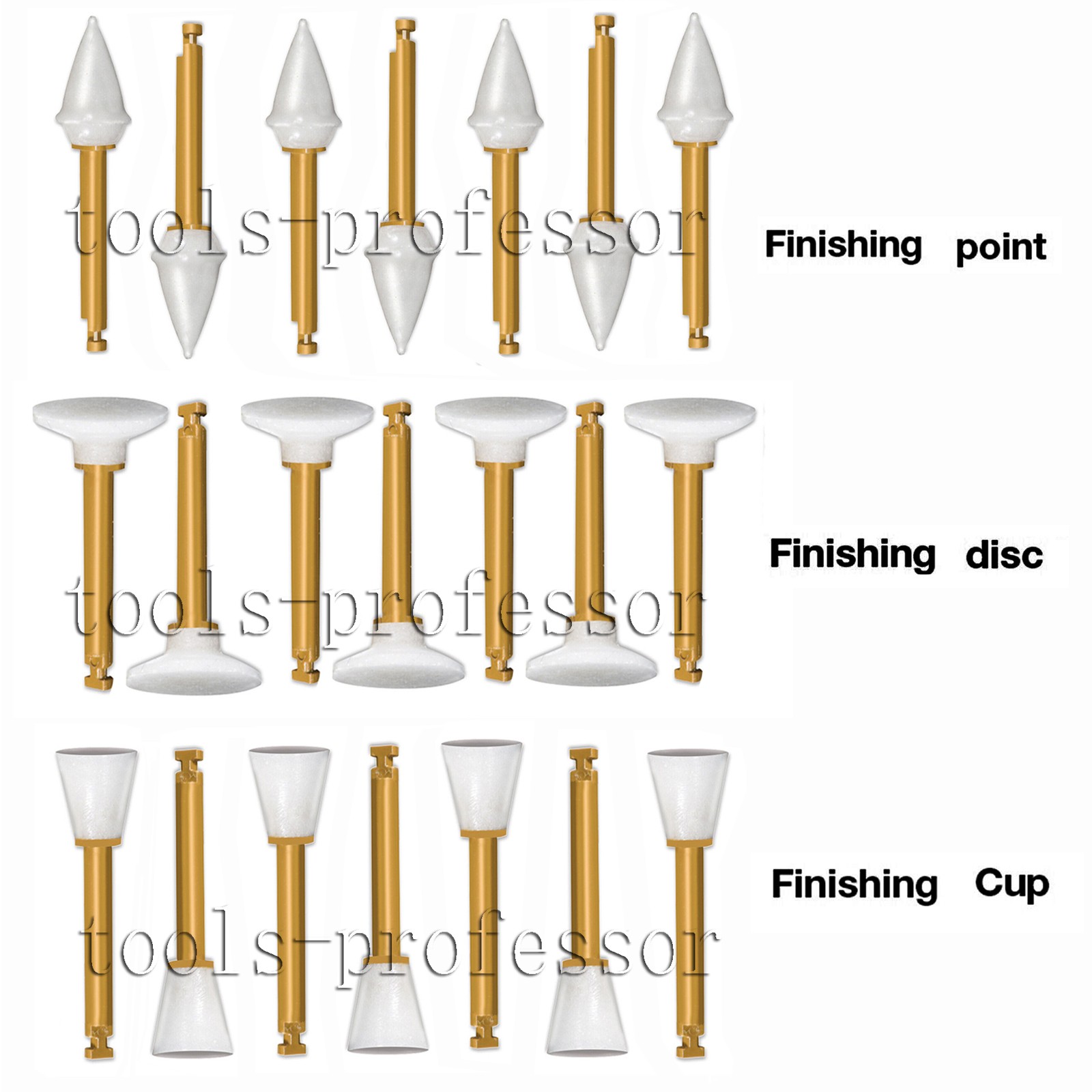 ENHANCE Dental Finishing Finisher Cups Points Discs Composite Polishing RA Shank