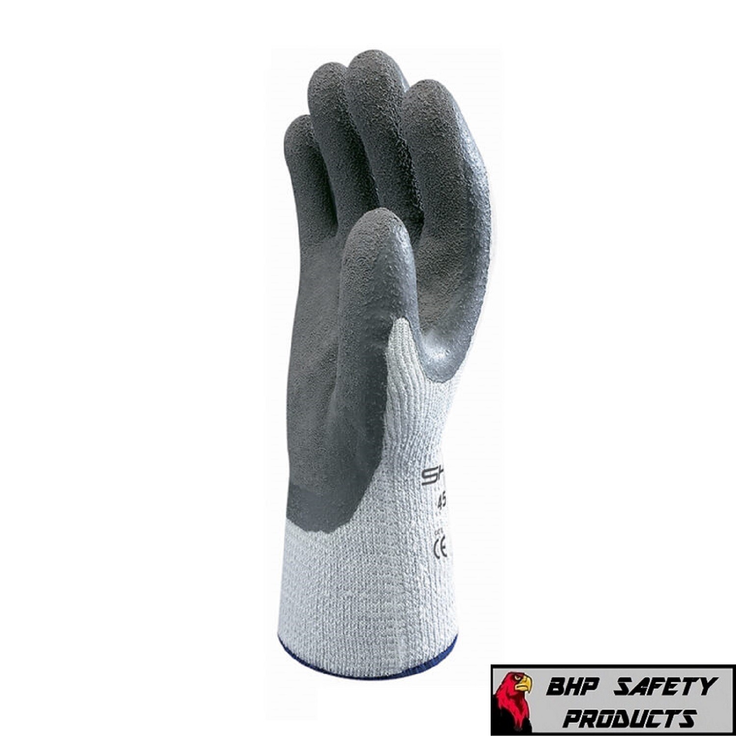 SHOWA ATLAS 451 THERMA FIT INSULATED WINTER WORK GLOVES, RUBBER COATING (1 PAIR)