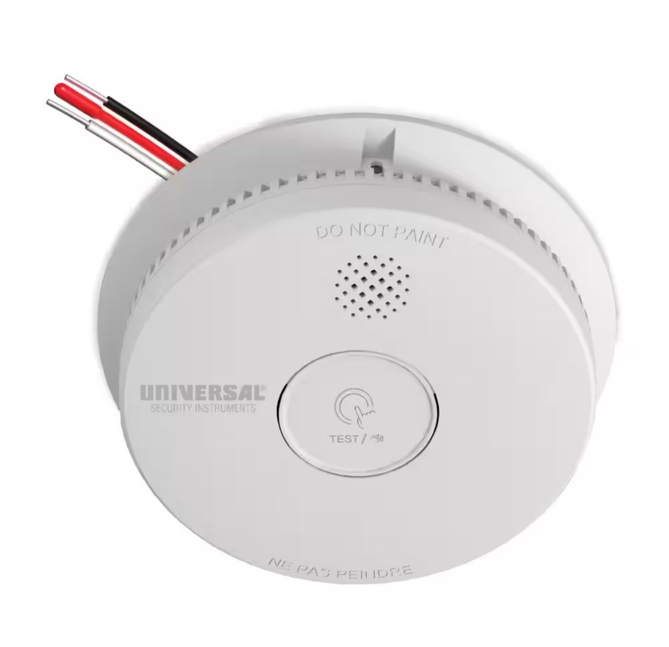 3-PK Universal Hardwired W/ 9V Battery Backup Photoelectric Smoke Detector