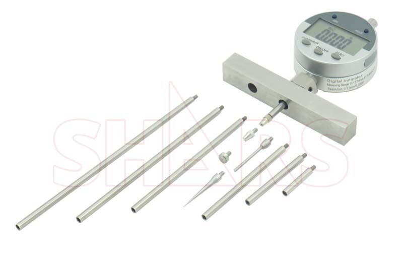SHARS 0-22″ Electronic Digital Depth Gauge ±0.0015″ Accuracy In/MM/Fractional S]