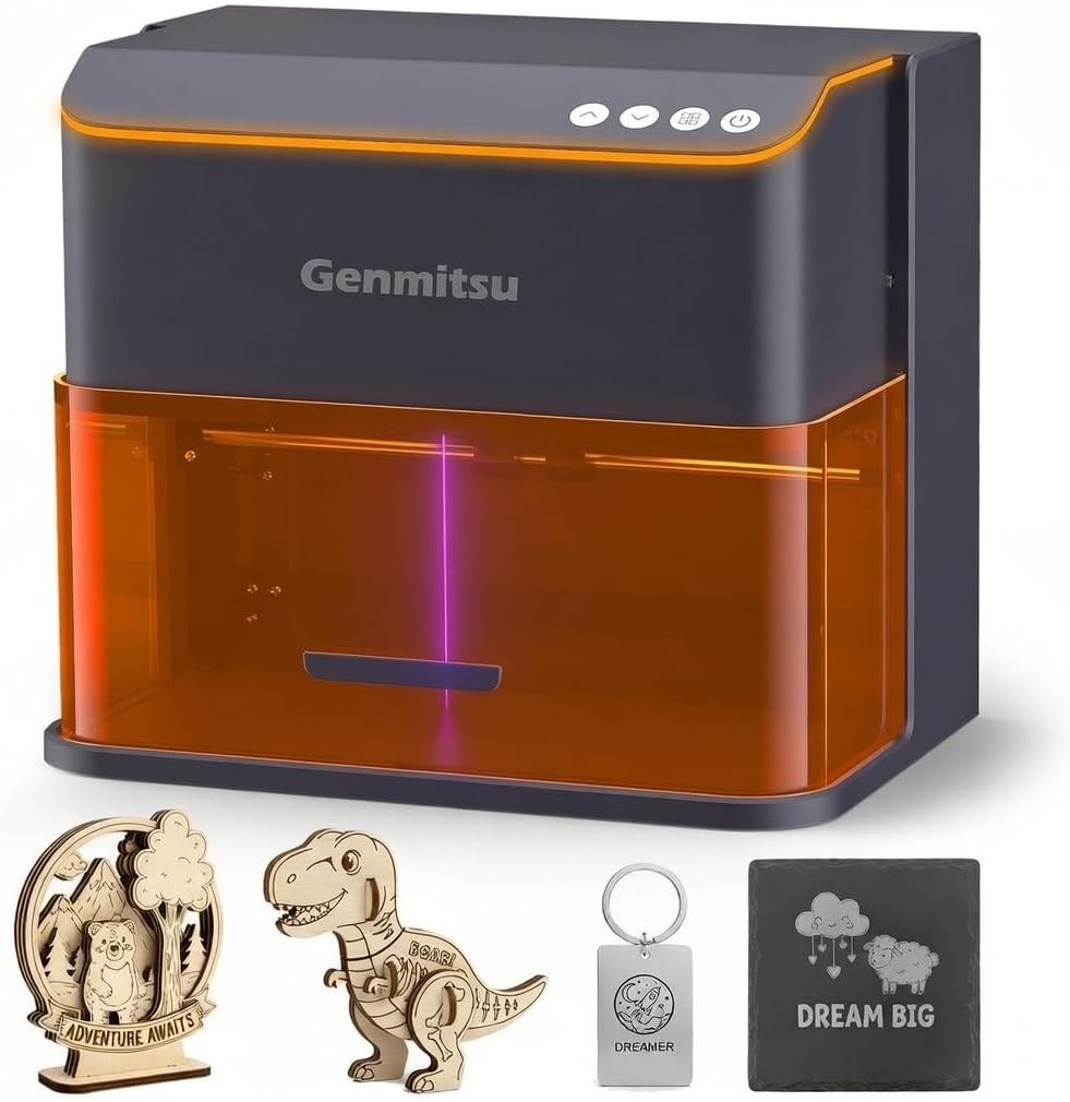 Genmitsu Kintix 10W Galvo Laser Engraver 90000mm/min Fast Metal Wood LightBurn