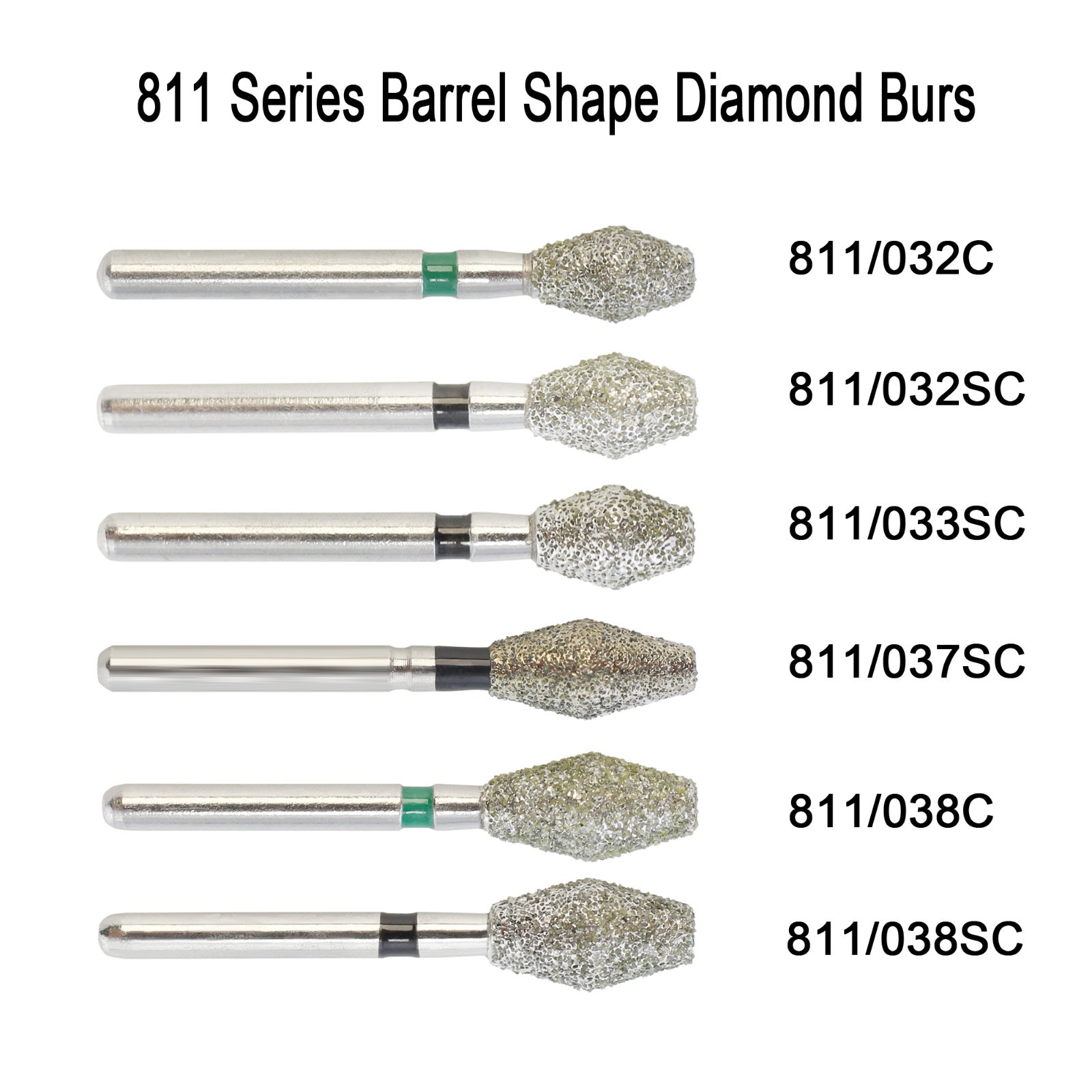 Dental Diamond Burs FG Barrel Diamonds Bur Super Coarse High Speed Handpiece Bur