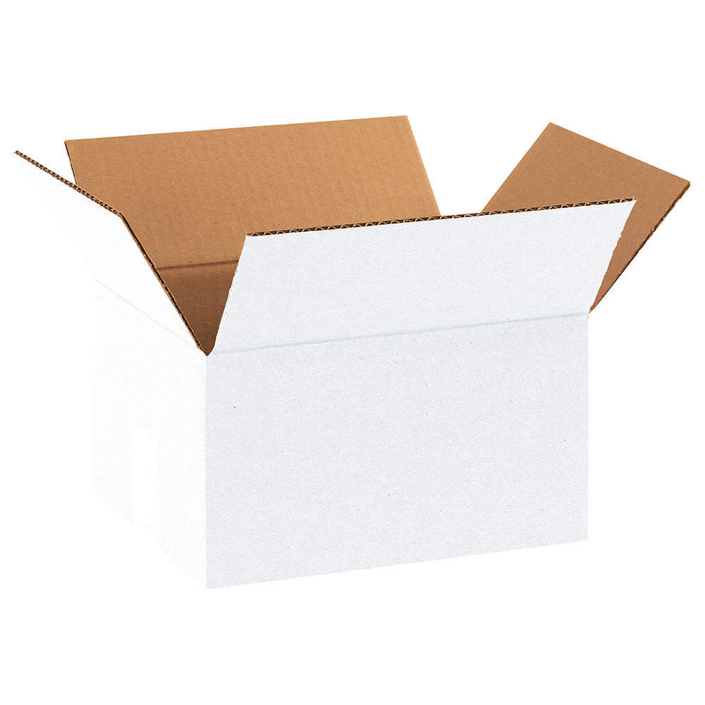 GRAINGER APPROVED 55VG29 Shipping Box,Single Wall,32 ECT,White PK 25