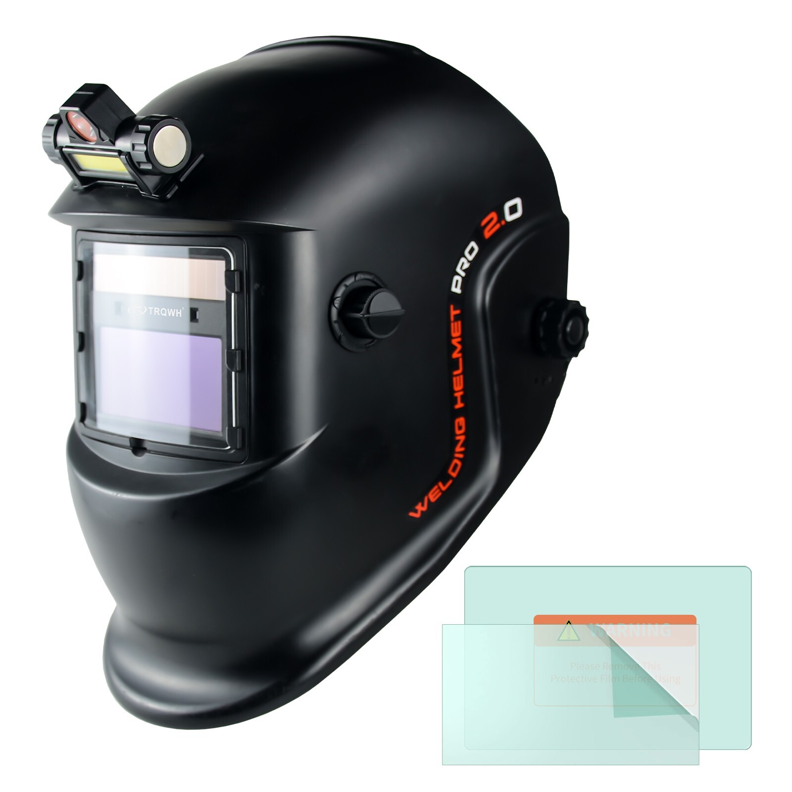 Solar-Powered True Color Auto-Darkening Welding Helmet for TIG, MIG, and ARC