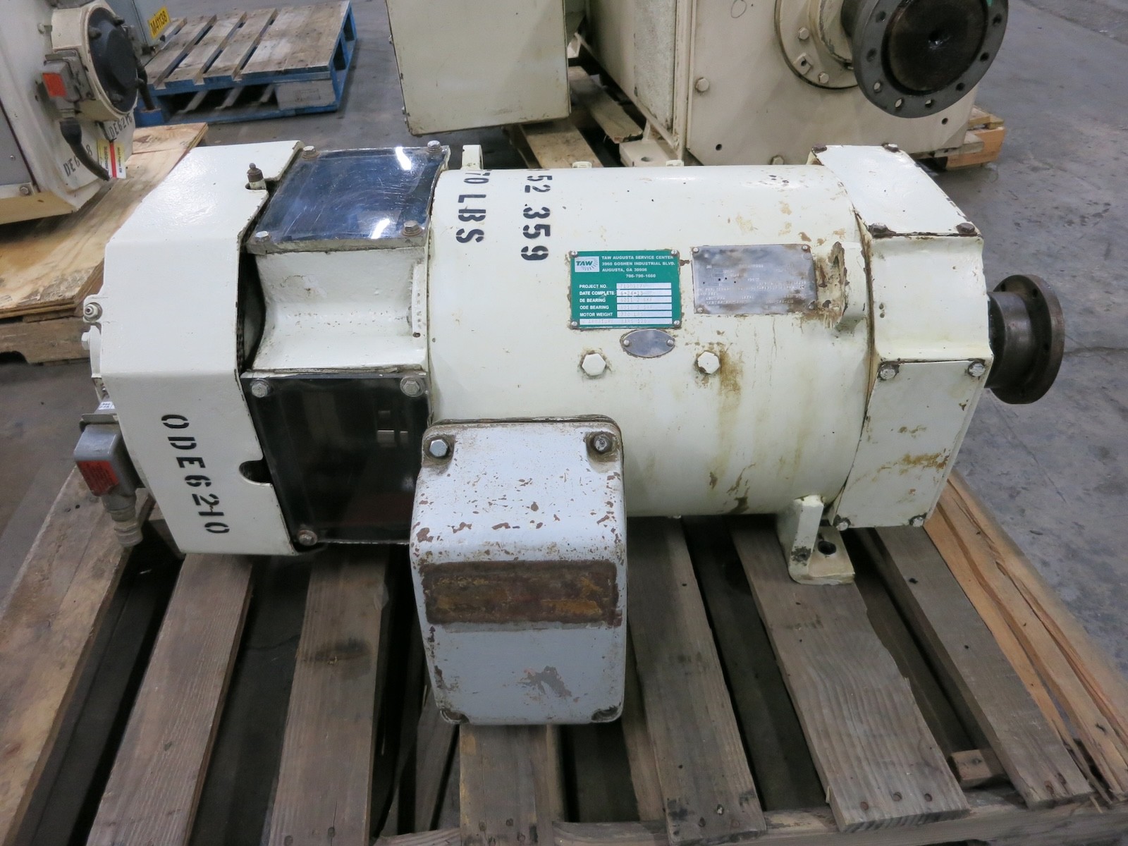 GE KinaMatic DC Motor 20HP 500V 1750/2300 RPM TEFC 20 HP 32.8A CD328AT