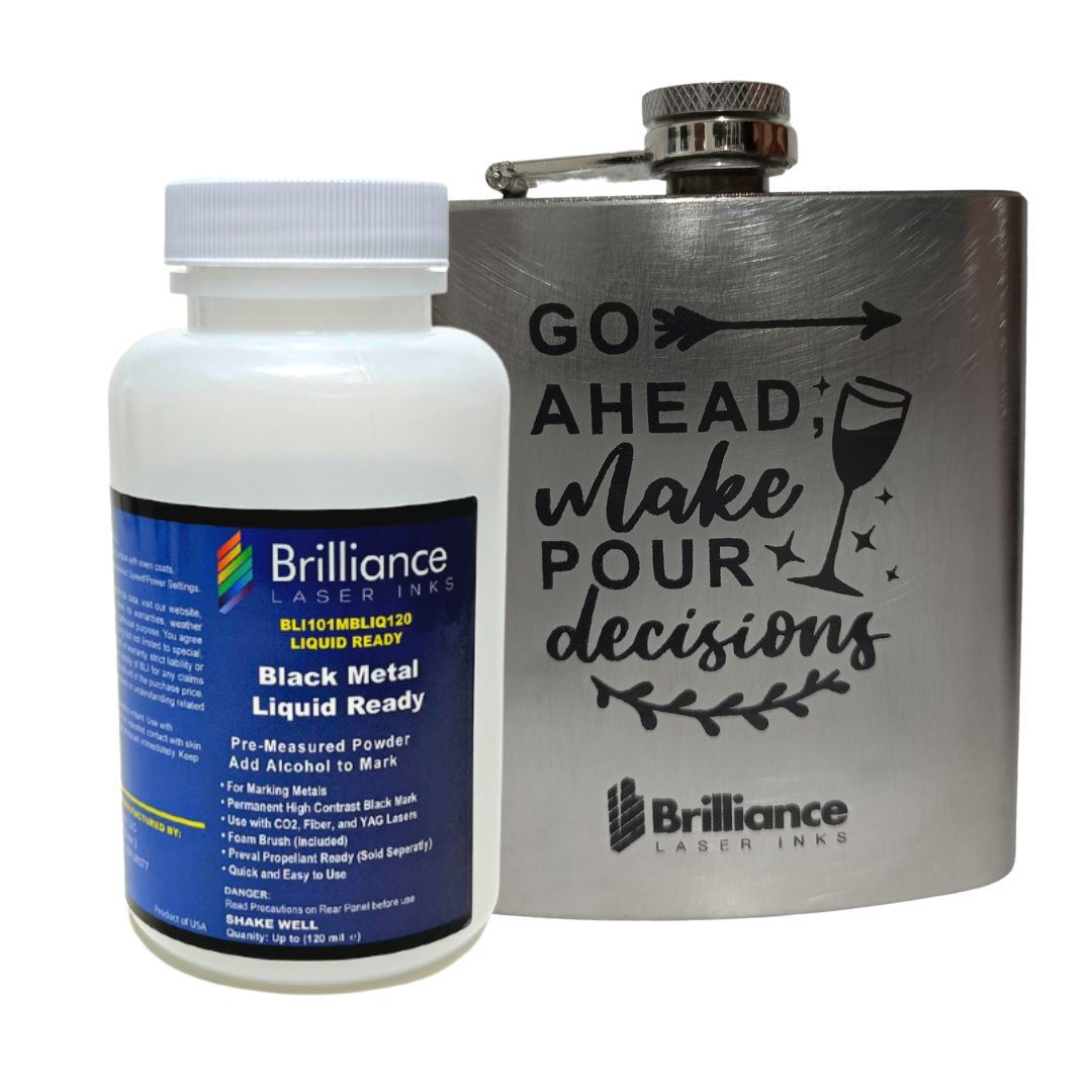 Black Metal Liquid Ready – Laser Marking Powder.