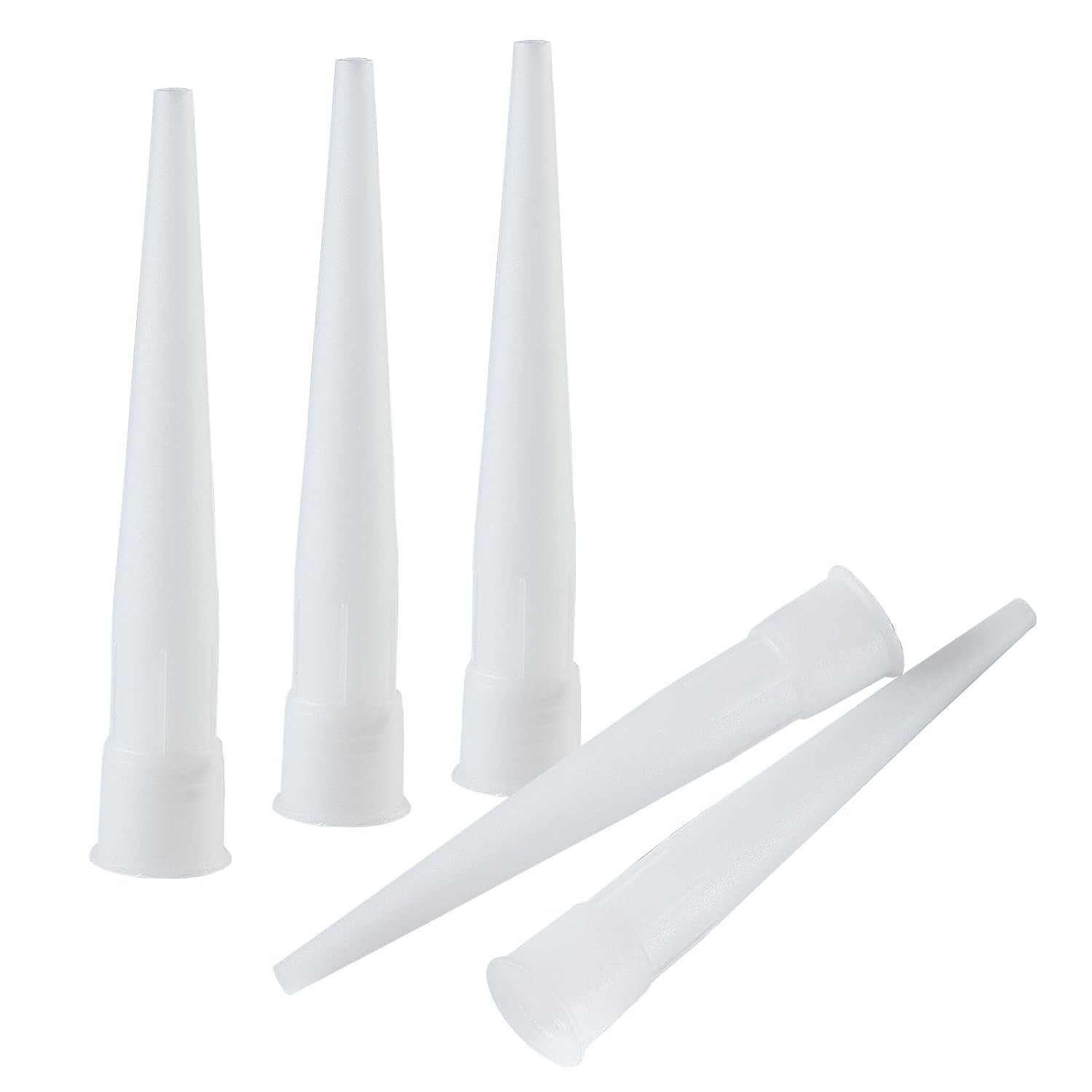 QDiShi Caulking Nozzle Tips 10cm/4inch 30Pcs – Plastic Gun white