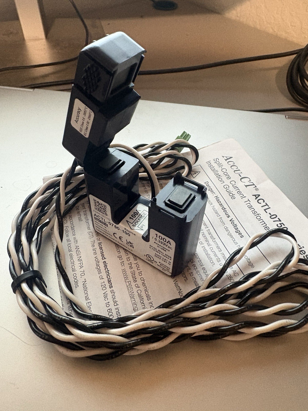 Split-Core Current Transformer ACCU-CT ACTL-0750 Series S